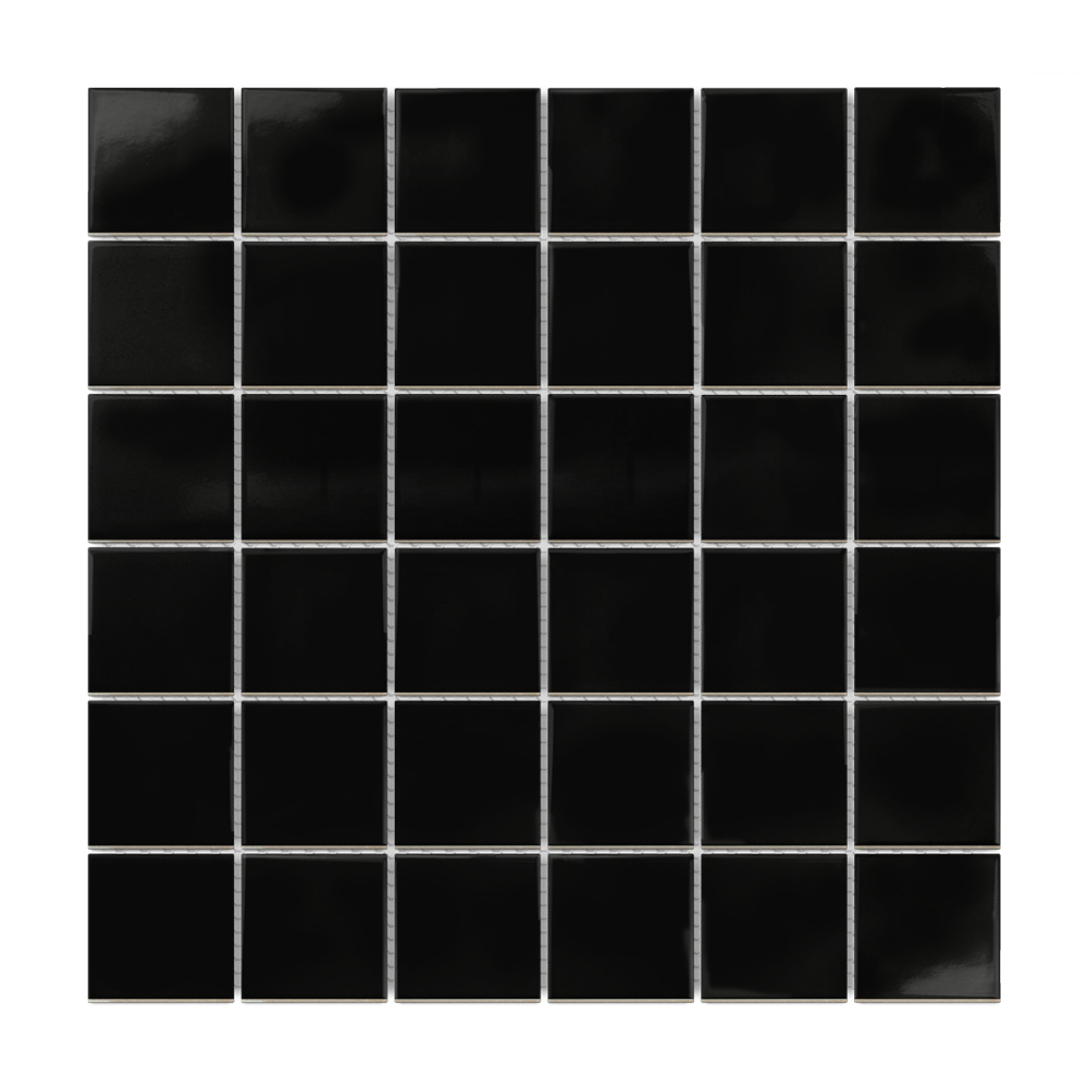 자기질모자이크타일 블랙유광48mm(박스22장)